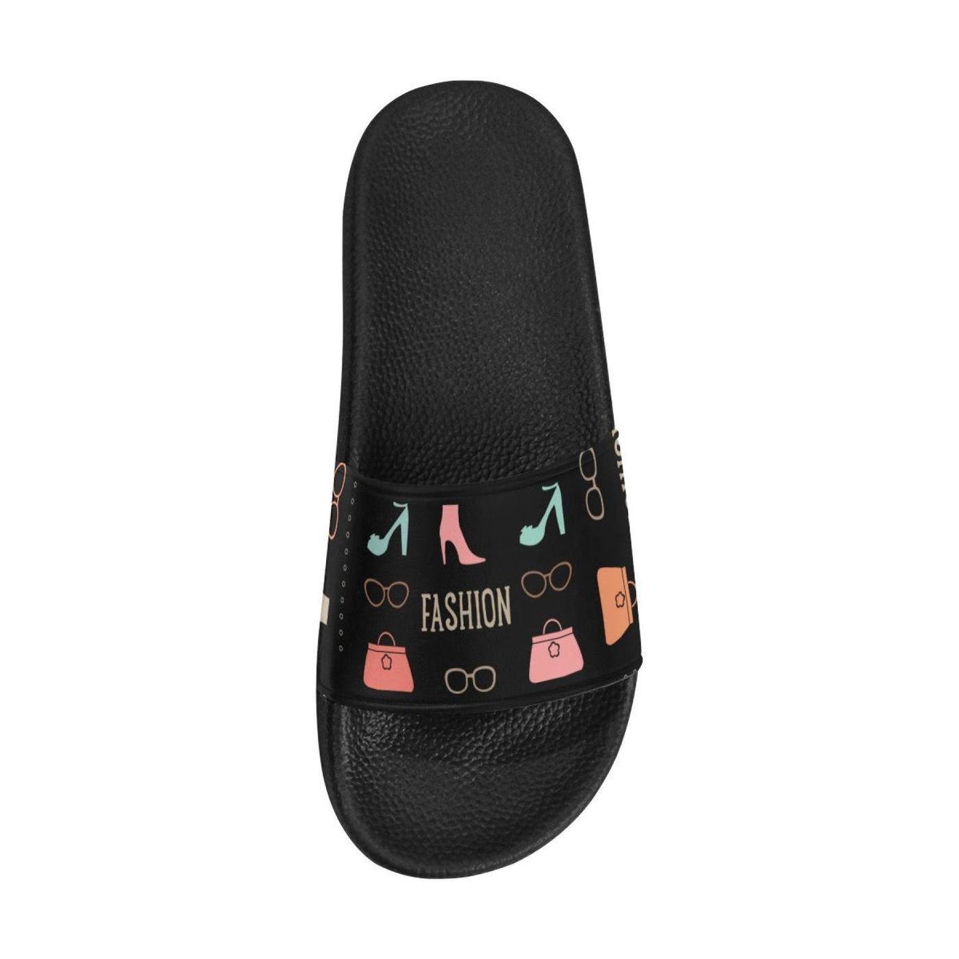 Womens Slides Flip Flop Sandals Fashion Print Black - Womens | Slides