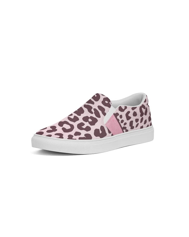 Womens Slip-on Canvas Shoe Pink Leopard Print - Womens | Sneakers