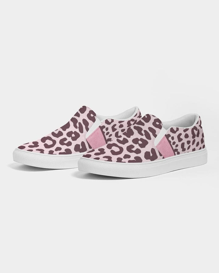 Womens Slip-on Canvas Shoe Pink Leopard Print - Womens | Sneakers