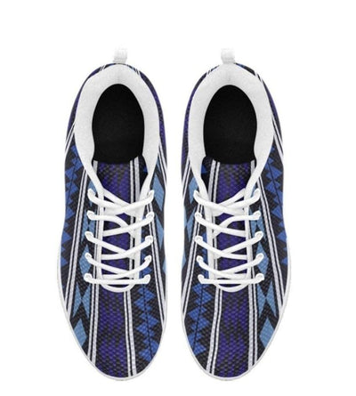 Womens Sneakers Blue Aztec Print Running Shoes - Womens | Sneakers | Running