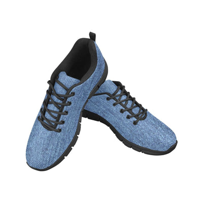 Womens Sneakers Blue Denim Print Running Shoes - Womens | Sneakers | Running