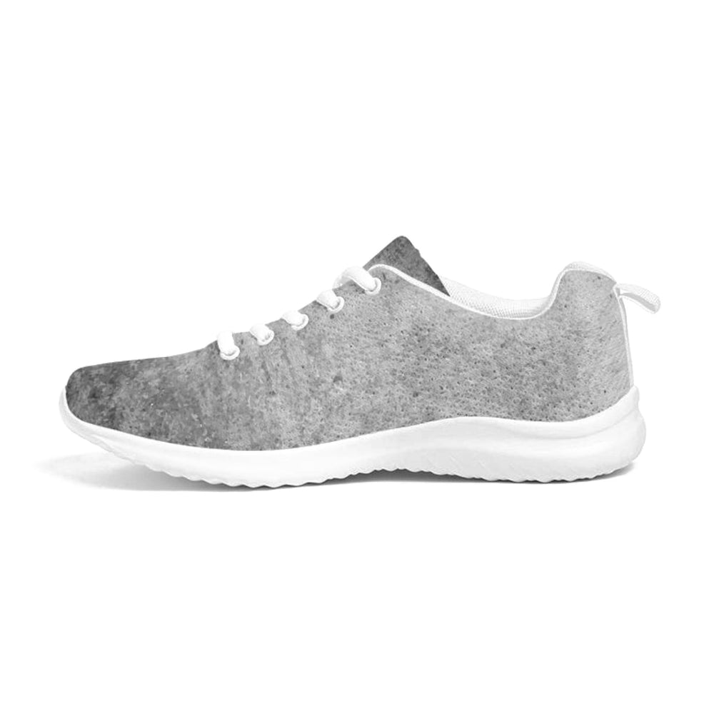 Womens Sneakers - Grey Tie-dye Style Canvas Sports Shoes / Running - Womens