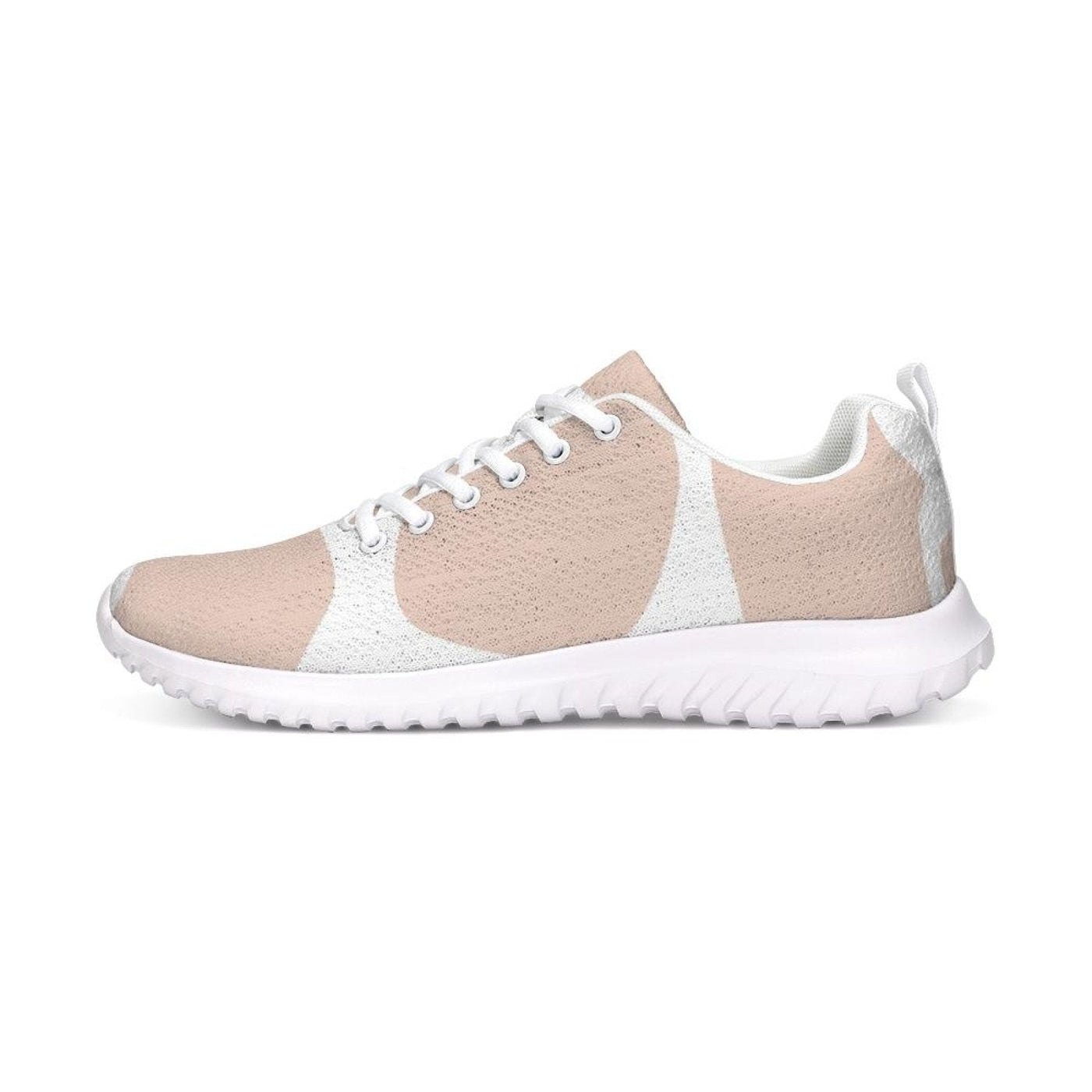 Womens Sneakers - Pink & White Low Top Canvas Running Shoes - Womens | Sneakers