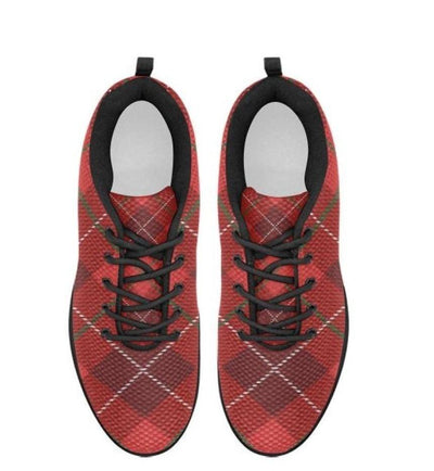 Womens Sneakers Red Plaid Running Shoes - Womens | Sneakers | Running