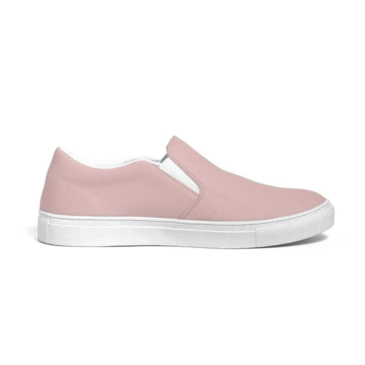 Womens Sneakers - Rose Pink Slip-on Canvas Sports Shoes - Womens | Sneakers