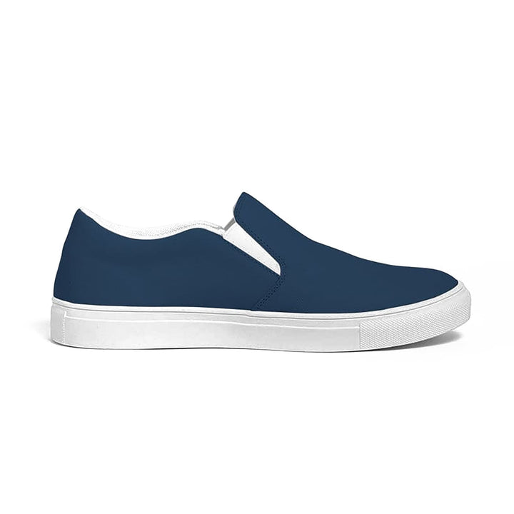 Womens Sneakers - Slip On Canvas Shoes / Navy Blue - Womens | Sneakers