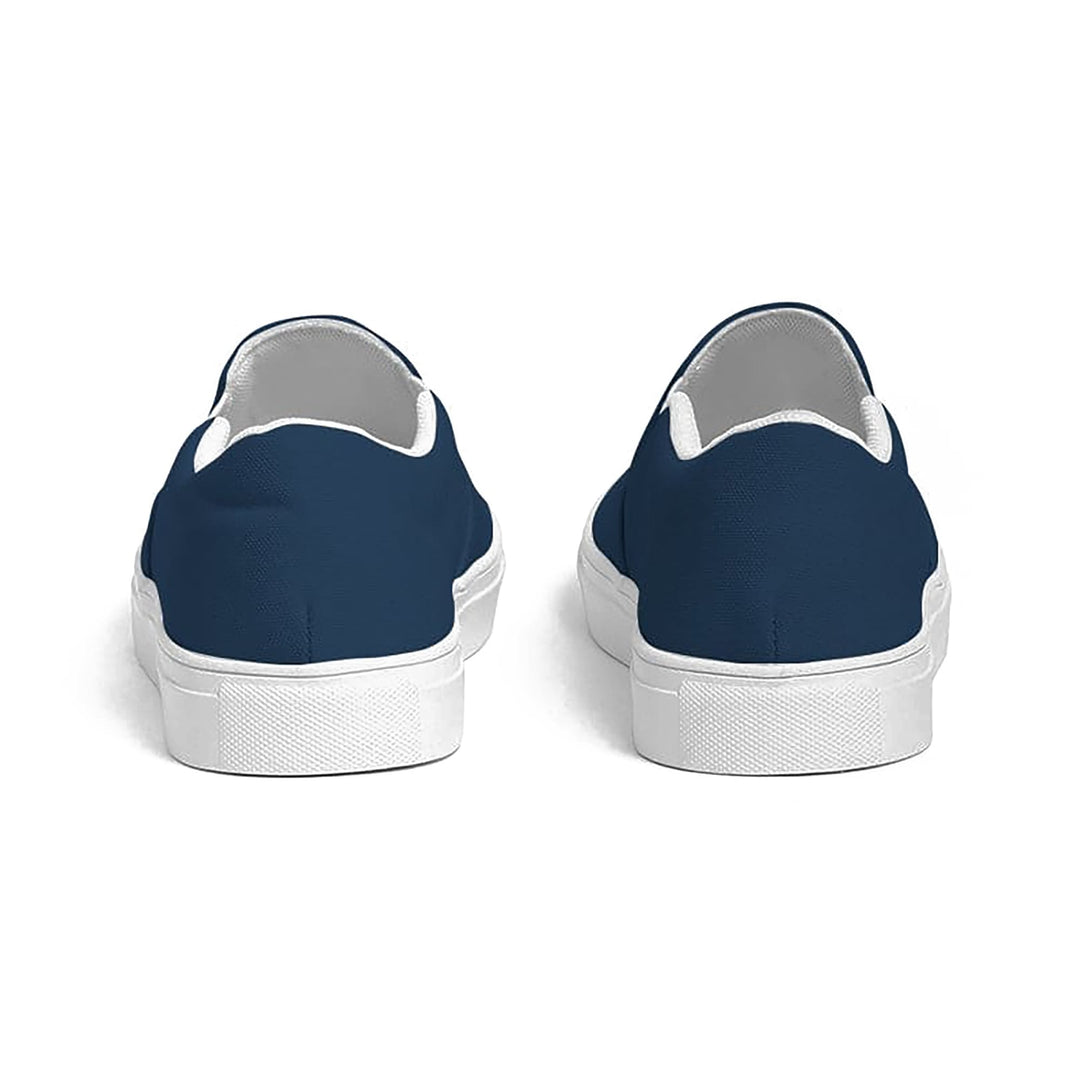 Womens Sneakers - Slip On Canvas Shoes / Navy Blue - Womens | Sneakers