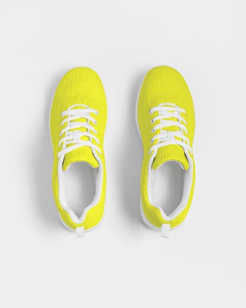 Womens Sneakers - Yellow Canvas Sports Shoes / Running - Womens | Sneakers