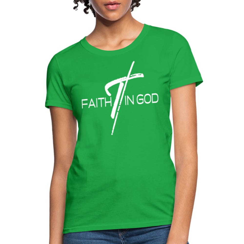 Womens T-shirt Faith in God Graphic Tee - Womens | T-Shirts