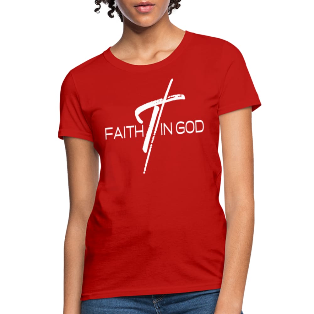 Womens T-shirt Faith In God Graphic Tee - Womens | T-Shirts