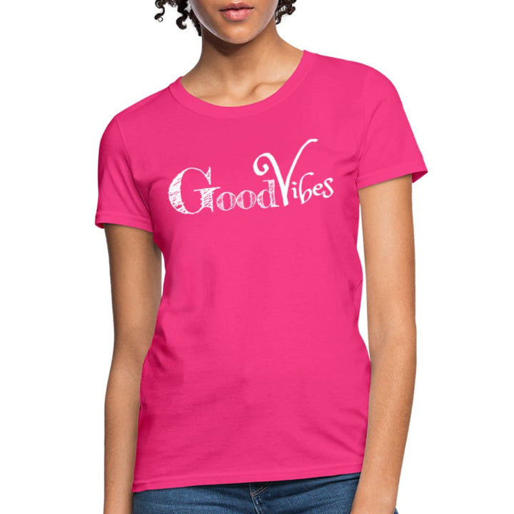 Womens T-shirt Good Vibes Graphic Tee - Womens | T-Shirts