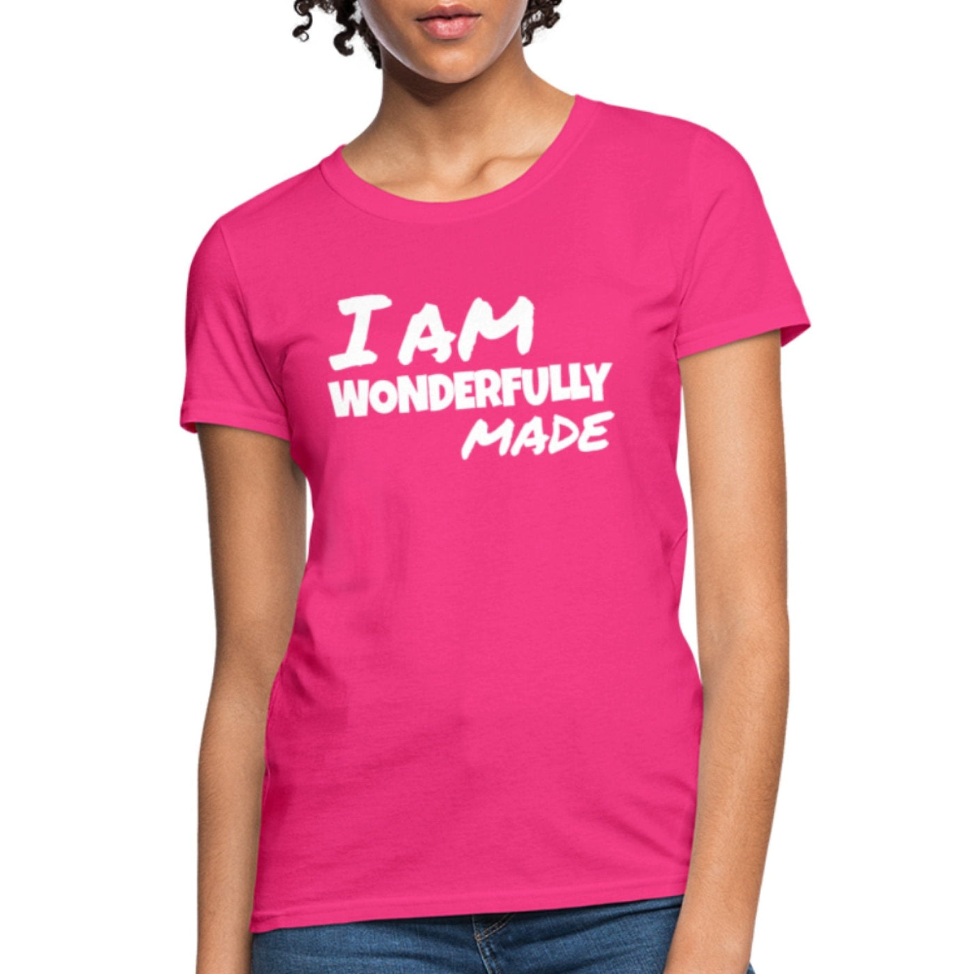 Womens T-shirt i Am Wonderfully Made Graphic Tee - Womens | T-Shirts