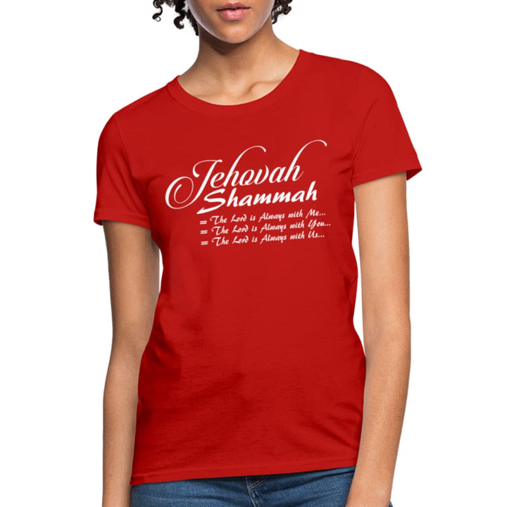 Womens T-shirt Jehovah Shammah Graphic Tee - Womens | T-Shirts