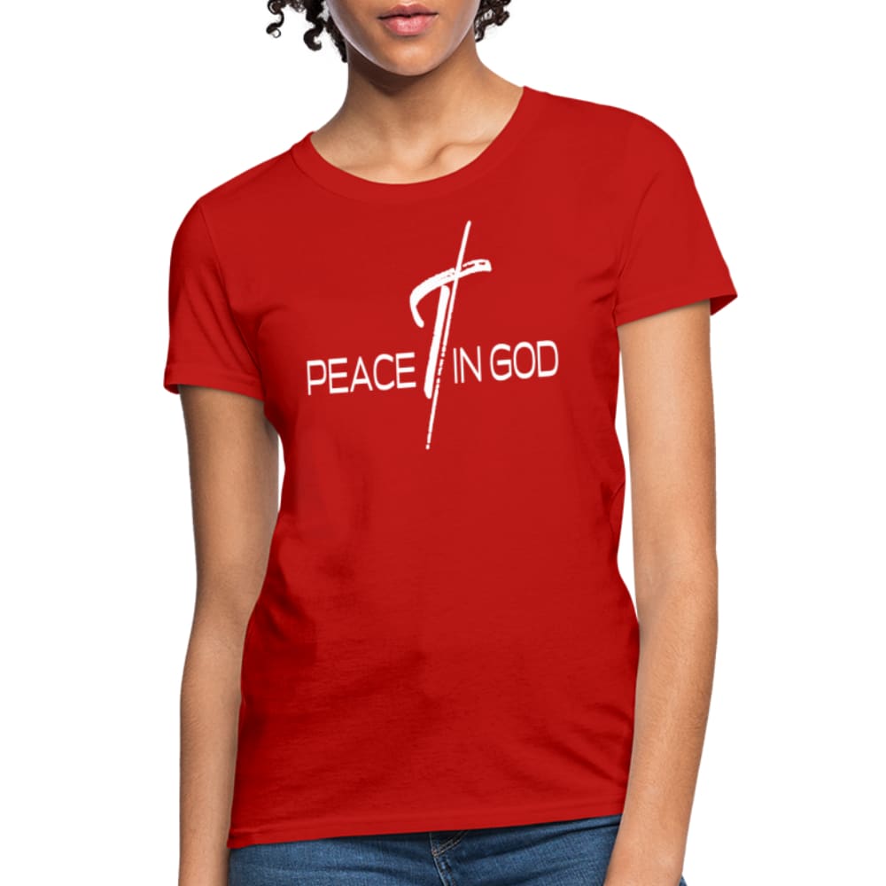 Womens T-shirt Peace in God Graphic Tee - Womens | T-Shirts