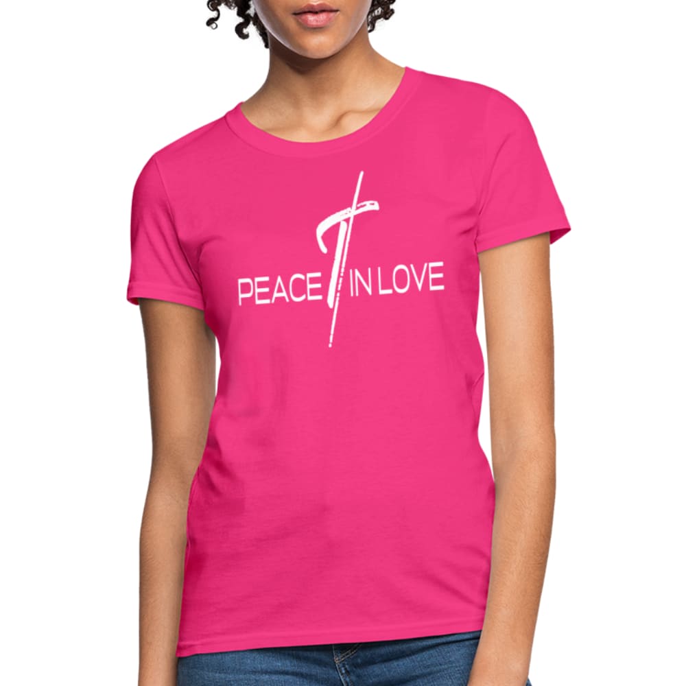 Womens T-shirt Peace In Love Graphic Tee - Womens | T-Shirts