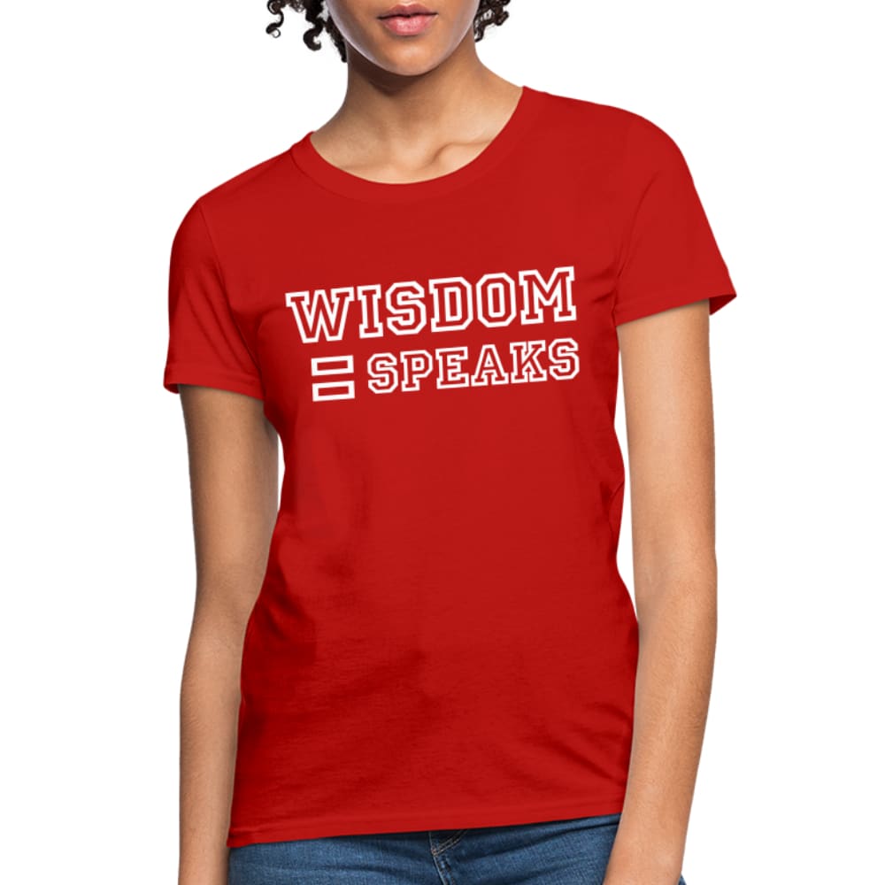 Womens T-shirt Wisdom Speaks Graphic Tee - Womens | T-Shirts