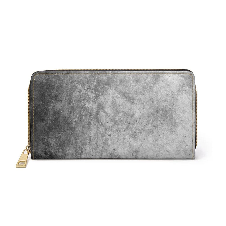 Womens Wallet - Zip Purse - Black and Grey - Bags/Zipper Wallets