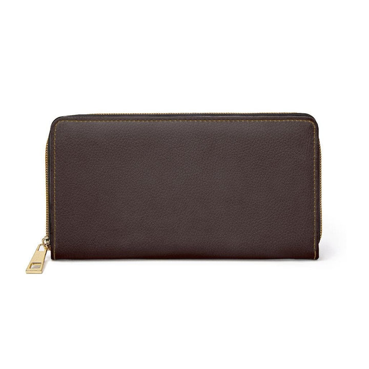 Womens Wallet Zip Purse Brown Purse - Bags | Zipper Wallets