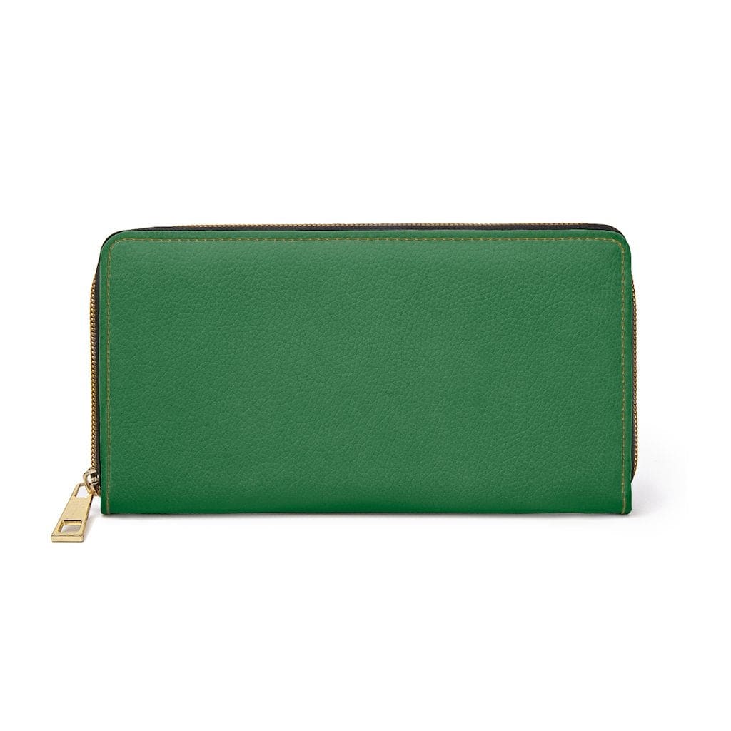 Womens Wallet - Zip Purse - Forest Green Purse - Bags/Zipper Wallets