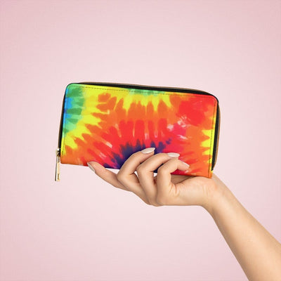 Womens Wallet Zip Purse Multicolor Tie Dye - Bags | Wallets