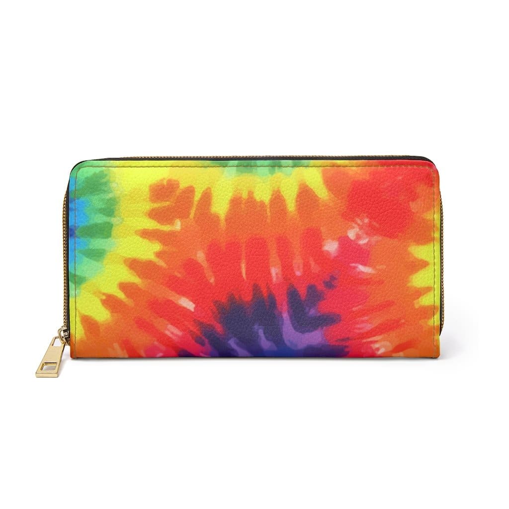 Womens Wallet Zip Purse Multicolor Tie Dye - Bags | Zipper Wallets