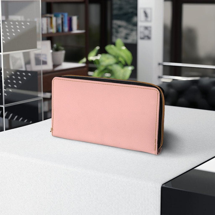 Womens Wallet Zip Purse Pastel Peach Purse - Bags | Zipper Wallets