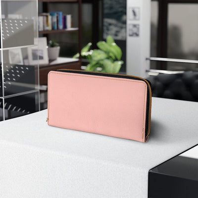 Womens Wallet Zip Purse Pastel Peach Purse - Bags | Wallets