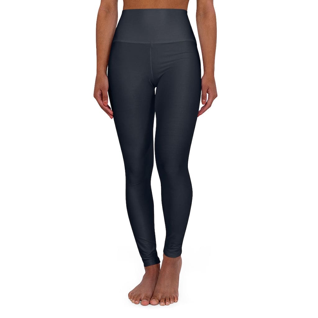 Womens Yoga Leggings - High Waist / Dark Blue Fitness Pants - Womens | Leggings