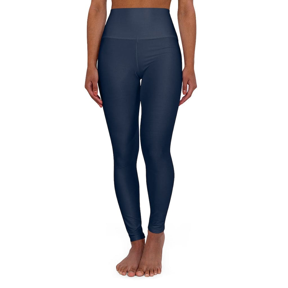 Womens High Waist Fitness Leggings / Yoga Pants Navy Blue - Womens | Leggings