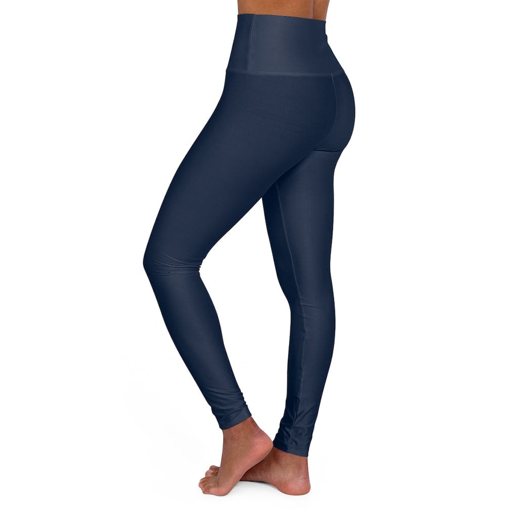 Womens High Waist Fitness Leggings / Yoga Pants Navy Blue - Womens | Leggings