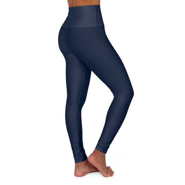 Womens High Waist Fitness Leggings / Yoga Pants Navy Blue - Womens | Leggings