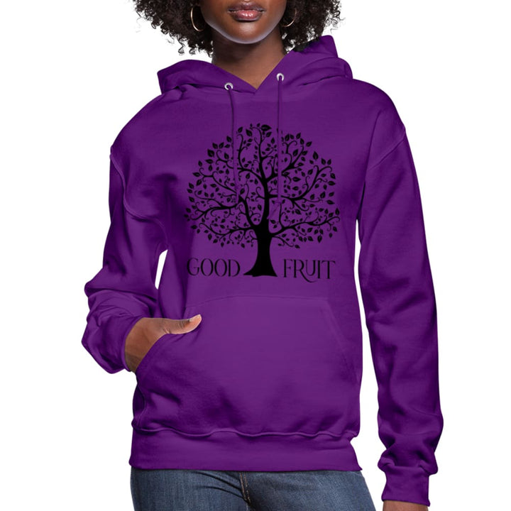 Womens Hoodie Good Fruit Tree of Life Graphic - S066825 - Womens | Hoodies