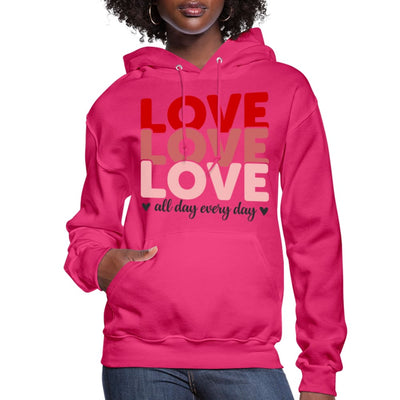Womens Hoodie Love All Day Every Day Graphic - S757129 - Womens | Hoodies