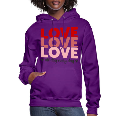 Womens Hoodie Love All Day Every Day Graphic - S757129 - Womens | Hoodies