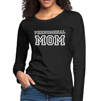 Womens Long Sleeve Graphic Tee Phenomenal Mom Print - Womens | T-Shirts | Long