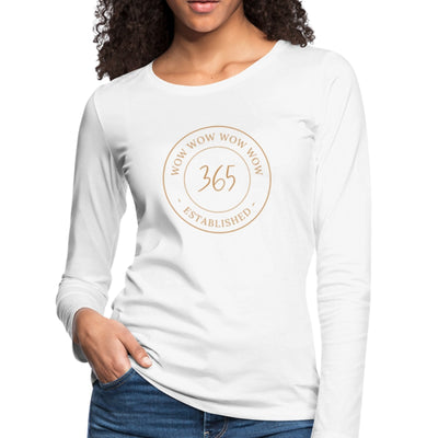 Womens Graphic Tee Wow 356 Established Long Sleeve T-shirt - Womens | T-Shirts |