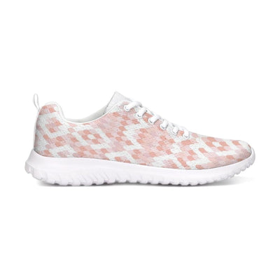 Womens Sneakers Pink & White Low Top Canvas Running Shoes - Womens | Sneakers