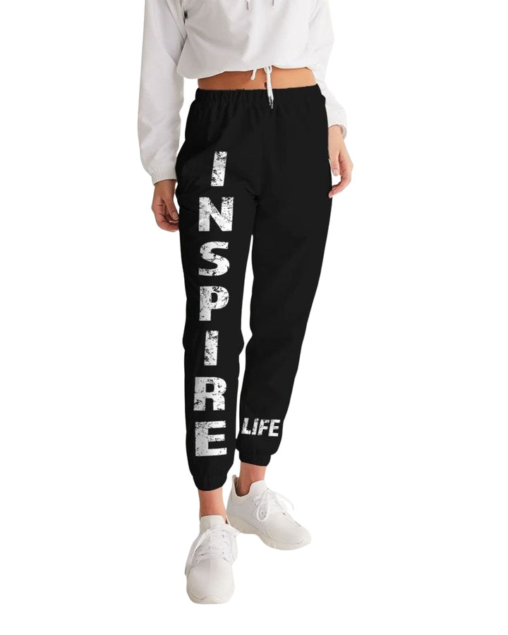 Womens Track Pants - Dark Grey Inspire Graphic Sports Pants - Womens | Pants